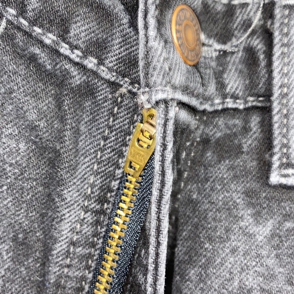 Levi’s vintage slim fit tapered leg black hog rise MOM jeans size 9 medium - Picture 6 of 8